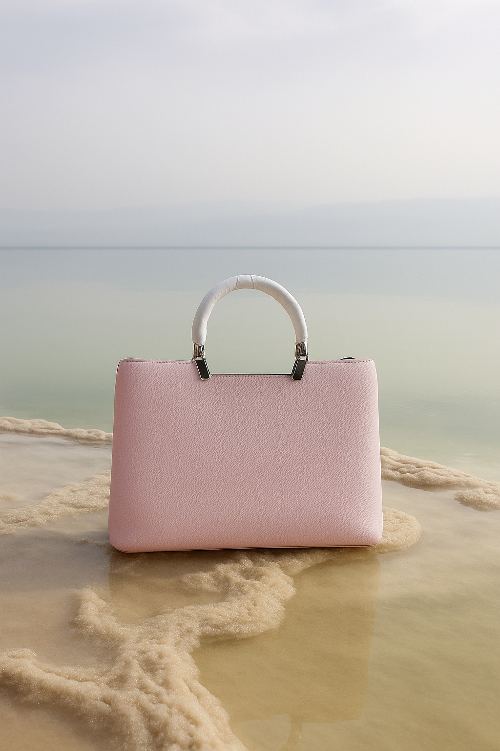 Mauve Vegan Leather Handbag