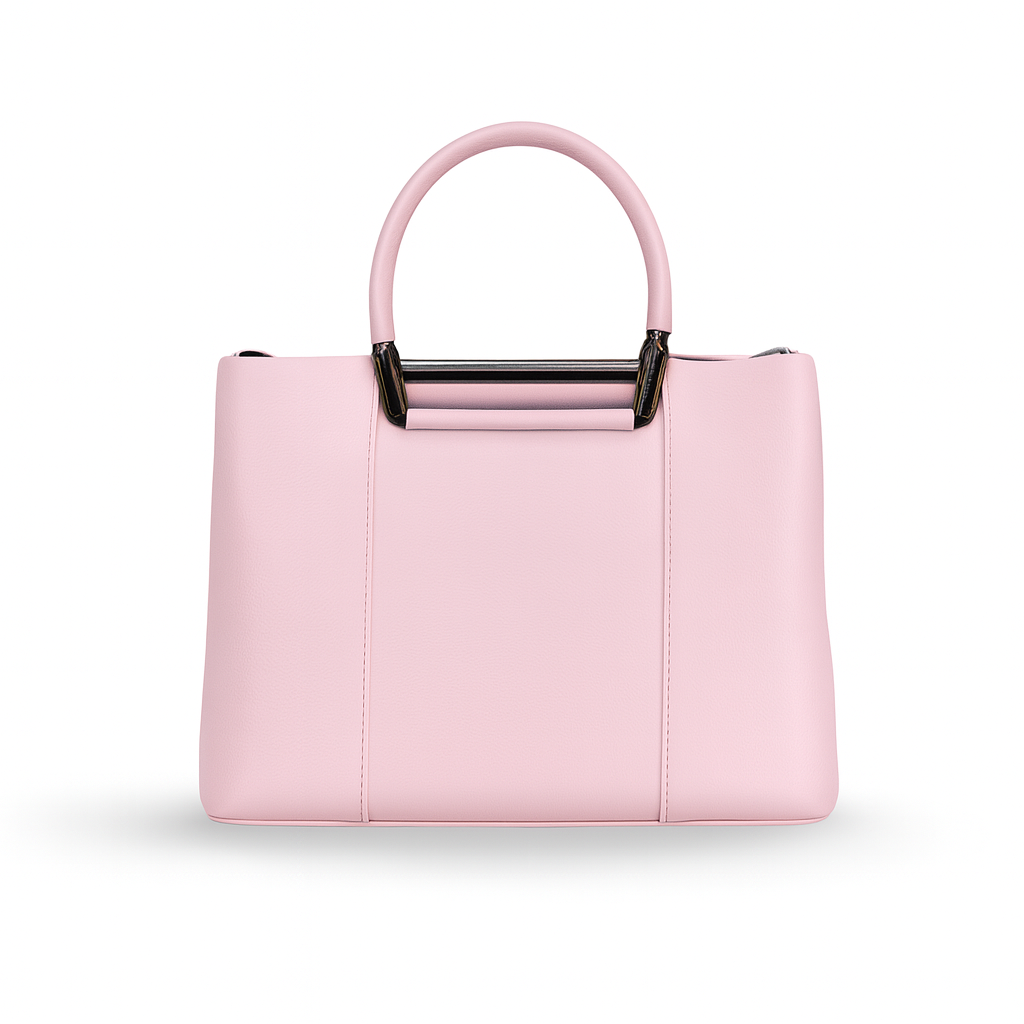 Mauve Vegan Leather Handbag
