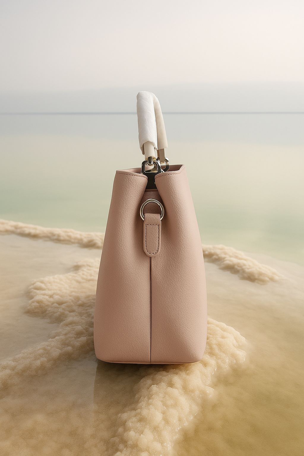Mauve Vegan Leather Handbag