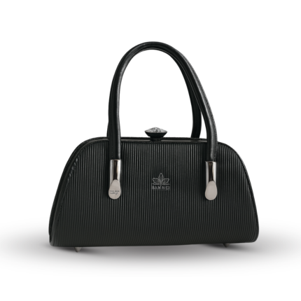 black-long-textured-bag