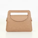 Light Brown Floral Frame Portal Bag
