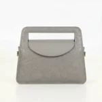 Grey Floral Frame Portal Bag