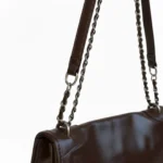 Brown Metallic Chain-Strap handbag - Image 6