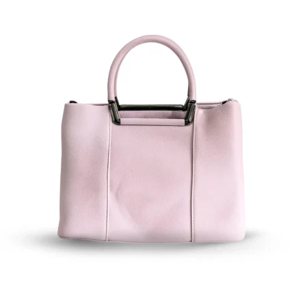 Mauve Vegan Leather Handbag