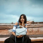 Powder Blue Crossbody Bag - Image 2